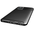 Чехол до Xiaomi Redmi Note 10/10S, Carbon Gel, чёрный