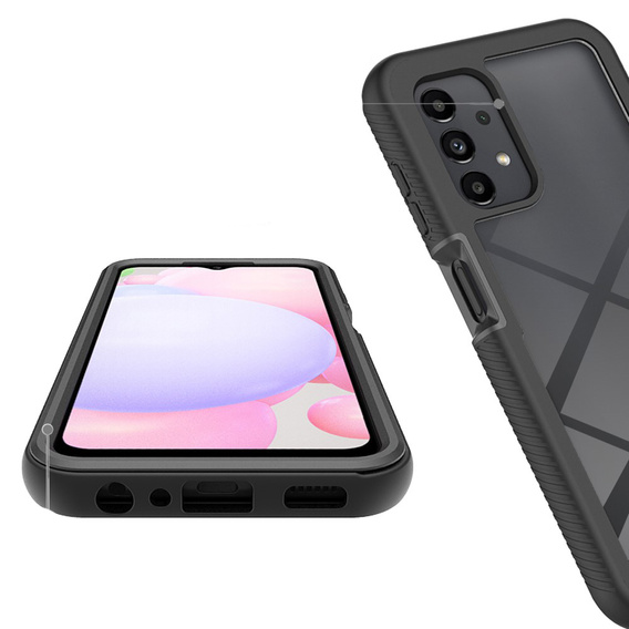 Чехол для Samsung Galaxy A13 4G, Shockproof, с пленкой, синий