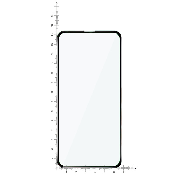 Гибридное стекло Full Glue Ceramic до iPhone 13 / 13 Pro, Black