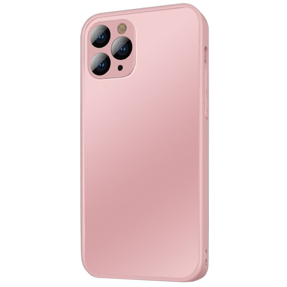 Чехол Matte Glass до iPhone 11 Pro Max, Pink