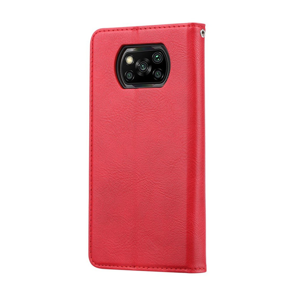 Чoхол Wallet до Poco X3 NFC, Card Set, Red