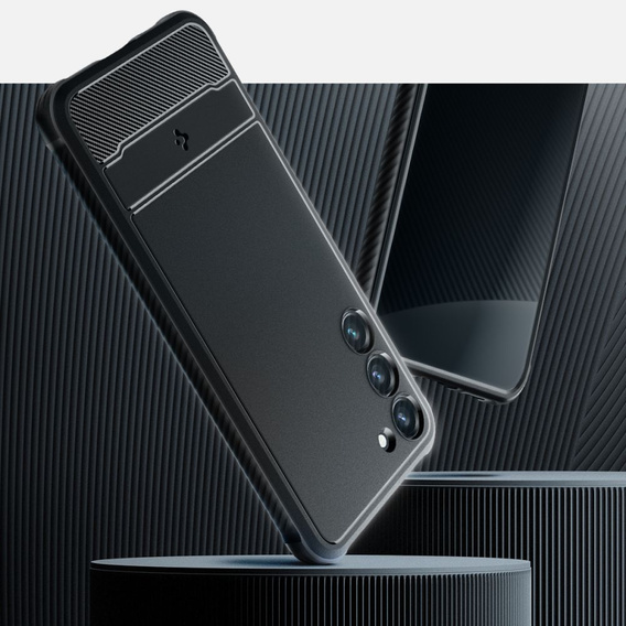 Чoхол Spigen до Samsung Galaxy S23, Rugged Armor, чорний