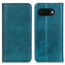 Флип-кейс для Google Pixel 9A, Split Leather, зелёный