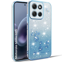 Чохол для Motorola Moto G86 5G, Glitter Flower, м'яти