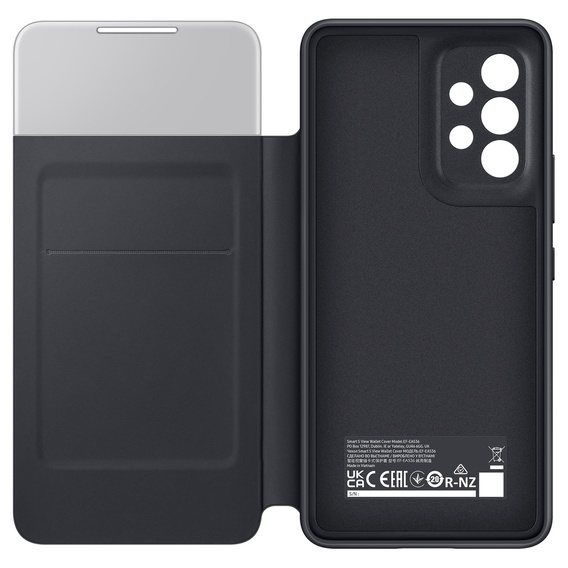Оригинальный чехол Samsung для Galaxy A53 5G, S View Wallet Cover, чёрный