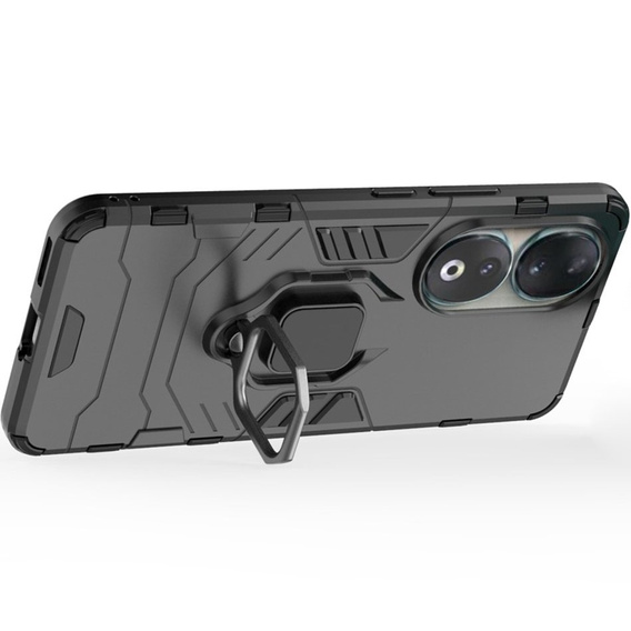 Чехол до Honor 90, Kickstand Ring, чёрный