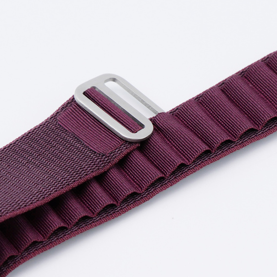 Нейлоновый ремешок для Apple Watch 1/2/3/4/5/6/7/8/SE/ULTRA 42/44/45/49 мм, бордовый