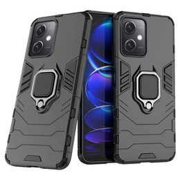 Чехол до Xiaomi Redmi Note 12 5G / POCO X5 5G, Kickstand Ring, чёрный