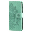 Чохол-книжка для Samsung Galaxy S21 FE, Mandala, зелений