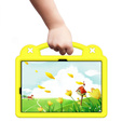 Детский чехол для Samsung Galaxy Tab S10 Lite / S10 FE / S9 FE, Cute Patterns, с подставкой, жёлтая
