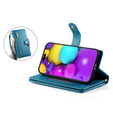 Откидной чехол для iPhone 16, Wallet Zipper Pocket, синий