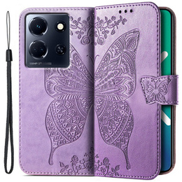 Чохол-книжка для Infinix Note 30 5G, Butterfly, фіолетовий