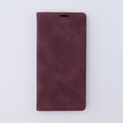 Чехол для Oppo A78 4G, ERBORD Vintage, бумажник с клапаном, красный