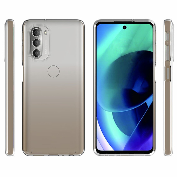 Тонкий чохол до Motorola Moto G51 5G, Slim, прозорий