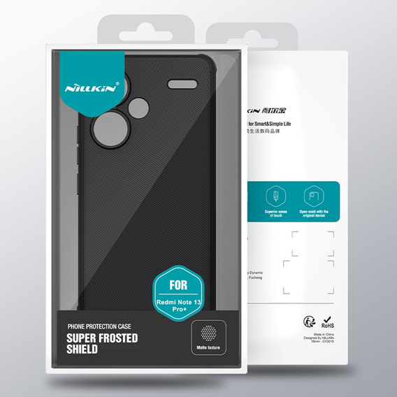 Чехол NILLKIN для Xiaomi Redmi Note 13 Pro+, чёрный
