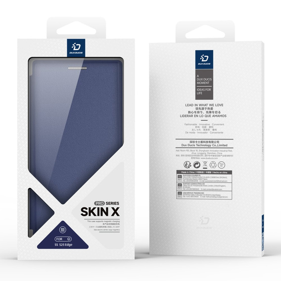 Чехол Dux Ducis до Samsung Galaxy S25 Edge, Skin X Pro, MagSafe, темно-синий