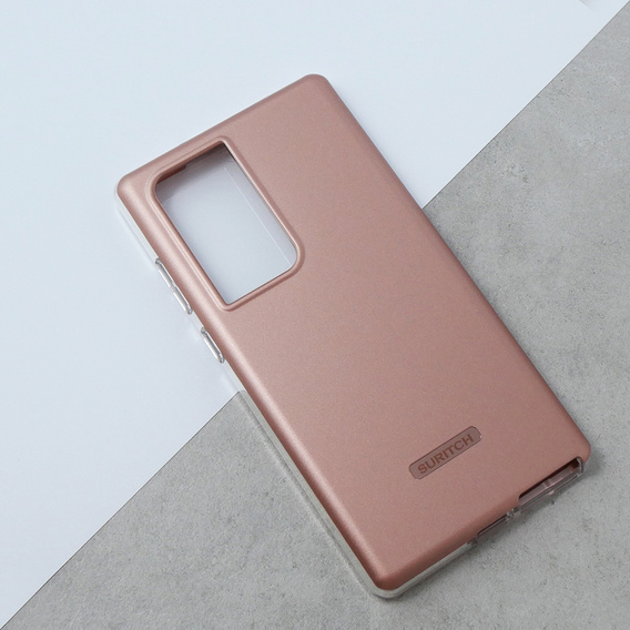 Чoхол до Samsung Galaxy S23 Ultra, Suritch Full Body, рожевий rose gold