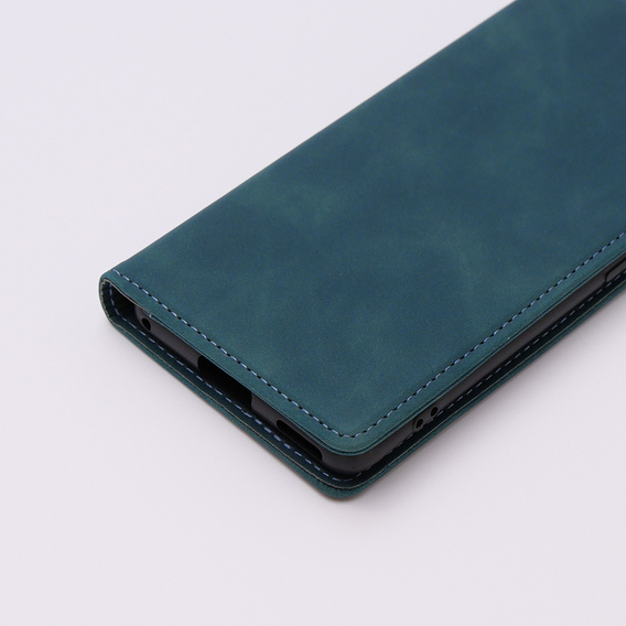 Чехол для Oppo Reno 10 / 10 Pro, ERBORD Vintage, бумажник с клапаном, синий