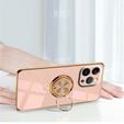 Чехол до iPhone 14 Pro, Electro Ring, светло-розовый