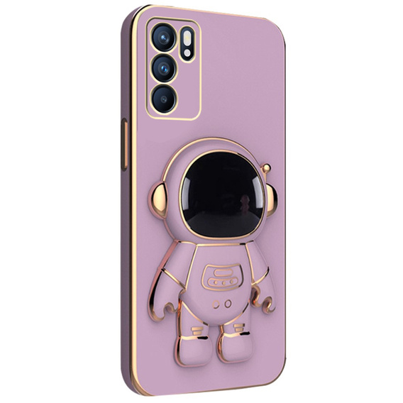 Чехол до Oppo Reno6 5G,  Astronaut, фиолетовый