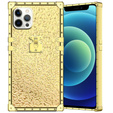 Чехол Suitcase до iPhone 12/12 Pro, Gold Sparkles