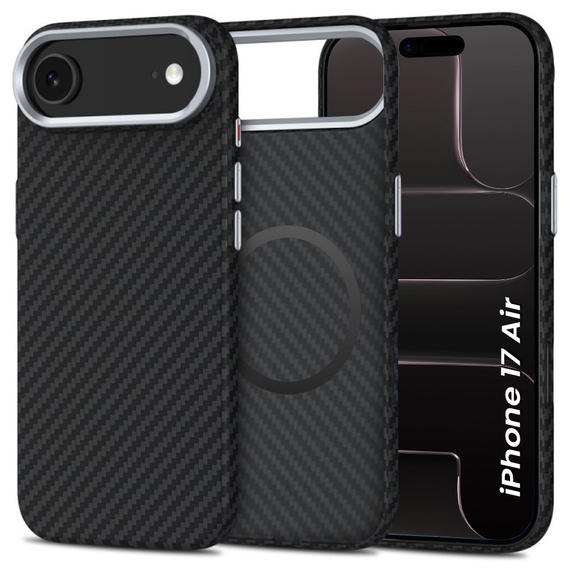 Чехол BENKS Kevlar Armor PRO Carbon Fiber 600D A068 для MagSafe для iPhone Air