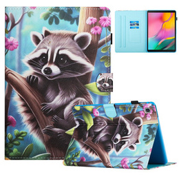 Чехол для Samsung Galaxy Tab S6 Lite 2022 / 2020, с откидной крышкой, raccoon