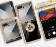 Чoхол до Samsung Galaxy Z Flip7 FE / Z Flip6, Electro Ring, чорний