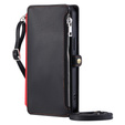 Откидной чехол для Xiaomi Redmi 14C / Xiaomi Poco C75, Wallet Zipper Pocket, чёрный