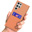Кейс Silicone Lite Pocket для Samsung Galaxy S22 Ultra 5G - Orange