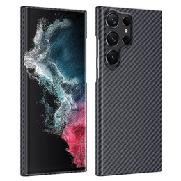 Чехол для Samsung Galaxy S23 Ultra, Aramid Fiber Cover, чёрный