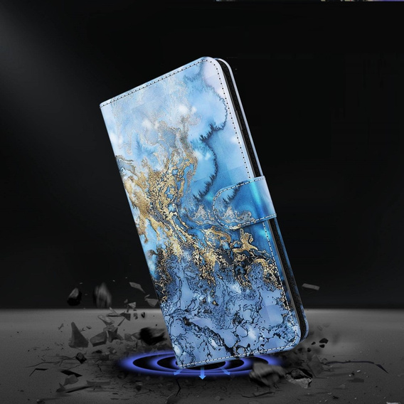 Чохол-книжка для Xiaomi Redmi Note 13 Pro+, Wallet, Marble м'яти
