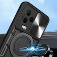 Бронированный чехол для Infinix Note 12 2023, CamShield Slide, чёрный