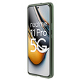 Чехол для Realme 11 Pro 5G / Pro+ 5G, Frame Case, зелёный