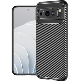 Чехол до Google Pixel 8 Pro, Carbon Gel, чёрный