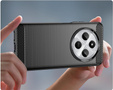 Чехол до Xiaomi Redmi 14C / Xiaomi Poco C75, Carbon, чёрный