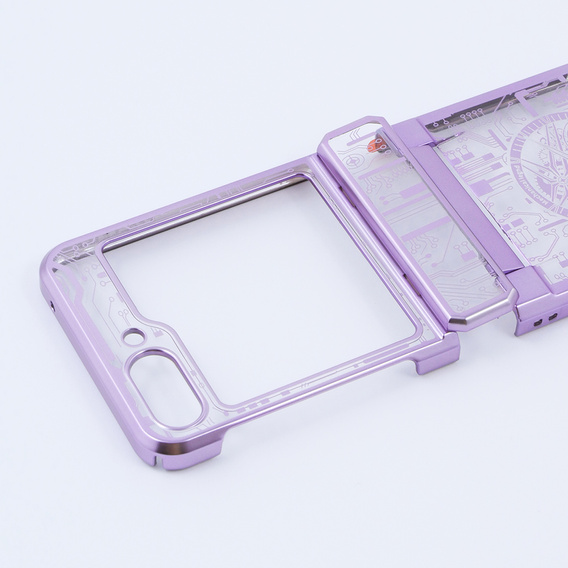 Чехол для Samsung Galaxy Z Flip 5 5G, Mechanical Legend, фиолетовый