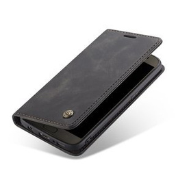 Чехол CASEME для Samsung Galaxy S7, Leather Wallet Case, чёрный