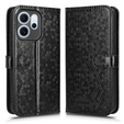 Чохол-накладка для Oppo Reno 14F, Wallet Rhombus, чорний