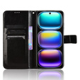 Футляр з клапаном для Infinix Hot 50i 4G, Crazy Horse Wallet, чорний