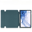 Чохол клавіатура для Samsung Galaxy Tab S9, Rotary 360° Leather, темно-зелений