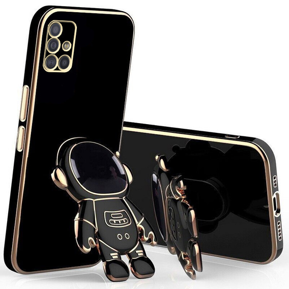 Чехол до Samsung Galaxy A71, Astronaut, чёрный