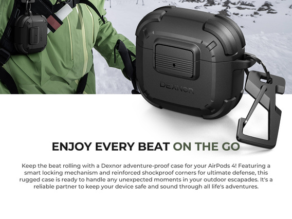 Защитный чехол Dexnor для Apple AirPods 4 2024