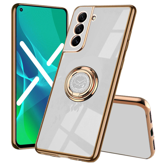 Чoхол до Samsung Galaxy S21 FE, Electro Ring, білий