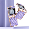 Чехол для Samsung Galaxy Z Flip5 5G, Electro Stitching, фиолетовый