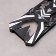 Бронированный чехол для Samsung Galaxy S23, Aluminum Alloy, чёрный