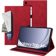 Чехол для Samsung Galaxy Tab A9+, Classic, с местом для стилуса, красный