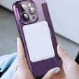 Чохол-книжка для iPhone 13 Pro, RFID Wallet MagSafe CamShield, фіолетовий