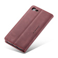 Чехол CASEME для iPhone 7/8/SE 2020/SE 2022, Leather Wallet Case, бордовый