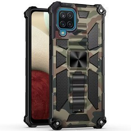 Чехол до Samsung Galaxy A12 / M12 / A12 2021, Armor Kickstand, зелёный